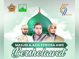 Momen Doa Bersama, Masjid A. Aziz Stikosa-AWS Gelar Lantunan Shalawat