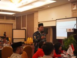 Bersama Stakeholder KPU Jatim Bahas  Titik Lokasi Pemasangan Alat Peraga Kampanye