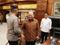 Silaturahmi dengan Kapolda Jatim, LaNyalla Bahas Pentingnya Kembali ke Sistem Negara Sesuai Pancasila