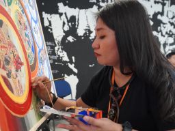 Melukis Wayang Ala Dosen PCU, Wujud Bangga Budaya Nusantara