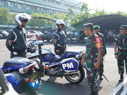 Danrem 084/BJ, Pimpin Apel Gelar Pasukan Pam VVIP Kunjungan Kerja Wakil Presiden RI