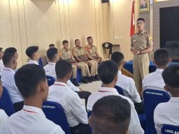 Laksanakan Validasi, Danlanal Banyuwangi Beri Motivasi Kepada Casis Caba/Cata