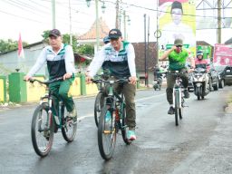 Dandim 0827 Gowes Santai Bersama Bupati Sumenep. Ini Rute yang Dilewati