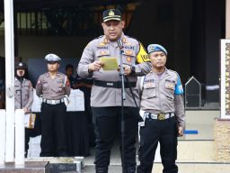 Pengamanan Malam Tahun Baru, Polres Pelabuhan Tanjung Perak Siagakan Ratusan Personil