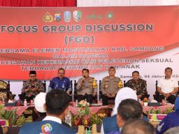 Antisipasi Kekerasan dan Pelecehan Seksual Perempuan dan Anak, Polres Sampang Gelar FGD