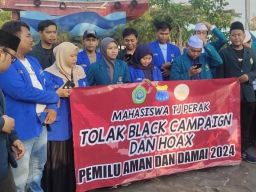 Himpunan Mahasiswa Tanjung Perak Deklarasikan Tolak Black Campaign dan Hoaks