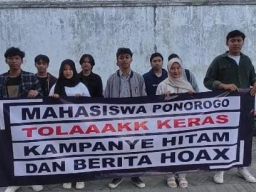Kompak Aliansi Mahasiswa Ponorogo Tolak Berita Hoax dan Kampanye Hitam