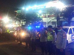 Siaga, Kepolisian Rayon 1 Polrestabes Surabaya Patroli hingga Subuh