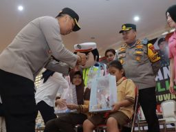 Sasar Ratusan Siswa, Polresta Banyuangi Gelar Imunisasi Polio di 20 Titik