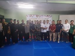 Cipta Kondisi Menjelang Pemilu, Koramil Tandes Silaturahmi Bersama Perguruan Silat 