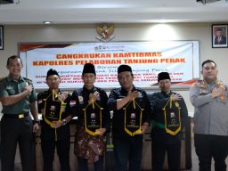 Pemilu Damai, Polres Tanjung Perak Gelar Cangkruan Kamtibmas bersama Perguruan Silat