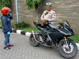 Polisi Tindak Motor Knalpot Tidak Sesuai Spesifikasi 
