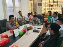 Polres Pelabuhan Tanjung Perak Sambangi PCNU Kota Surabaya