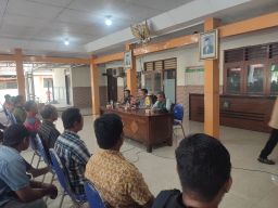 Jaga Kamtibmas Pemilu 2024 Linmas Sidoarjo Ikuti Bimtek