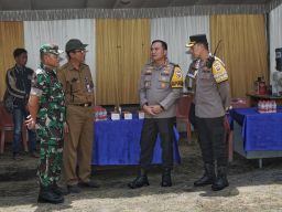 Polrestabes Surabaya Mengecek Gudang Logistik KPU dan PPK