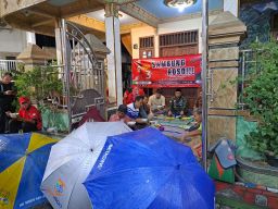 Sambung Roso Diwarnai Hujan Deras, Warga Antusias Ikuti Sosialisasi Ganjar-Mahfud 