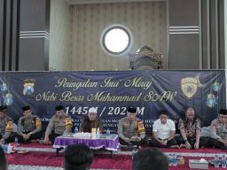 Bekali Rohani untuk Anggota, Polresta Malang Peringati Isra' Mi'raj 