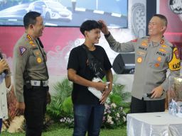 Bersama Komunitas Motor Korlantas Polri Gelar Gebyar Keselamatan Lalu Lintas 2024