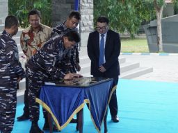 Kepala Staf Angkatan Laut Resmikan Damage Control Simulator Koarmada II