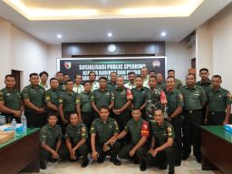 Gandeng Aliansi Wartawan Surabaya, Korem Bhaskara Jaya Gelar Sosialisasi Publik Speaking 