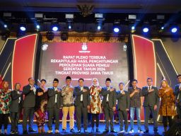 Hingga 8 Maret KPU Jatim Pleno Rekapitulasi Hasil Penghitungan Perolehan Suara