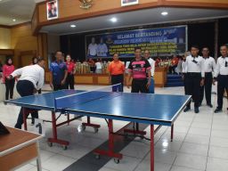 Unjuk Bakat Prajurit, Kodiklatal Gelar Lomba Tenis Meja Antar Satker