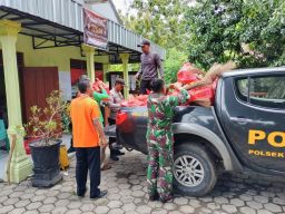 Dua Desa Rawan Banjir Magetan Dapat Bantuan Dapur Umum 