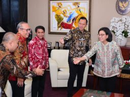 Bertemu Sri Mulyani, AHY Bicarakan Program Strategis