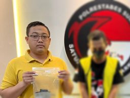 Diduga Akan Eedarkan Puluhan Poket Sabu, Polrestabes Surabaya Amankan Satu Pria