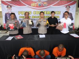 Terduga Komplotan Pelaku Curanmor di 15 TKP Digelandang Polisi