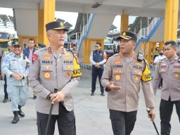 Antisipasi Lonjakan Pemudik, Polda Jatim Cek Pos Pelayanan Mudik di Terminal Purbaya