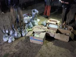 Polisi Amankan Ribuan Petasan dan Dua Kwintal Bubuk Mercon  