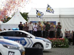 Kapolri Lepas Mudik Gratis Polri Presisi