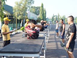 Prajurit dan PNS Korem 084/BJ Mengikuti Garjas Periodik Semester I TA. 2024