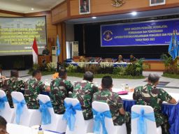 Letjen TNI Marinir Nur Alamsyah Buka Rapat Anggota Puskopal Kodiklatal Tahun Buku 2023