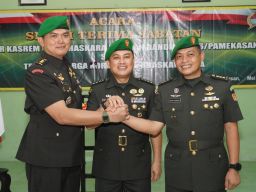 Kasrem Bhaskara Jaya Pimpin Sertijab Kasiter 