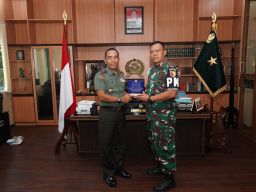 HUT ke-78 Polisi Militer Courtesy Call Dandenpom V/4 kepada Danrem 084