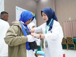 Kloter 106 Akhiri Pemberangkatan Jemaah Haji Embarkasi Surabaya 