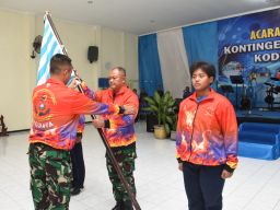 Letjen TNI Marinir Nur Alamsyah Lepas Kontingen Porwiltim 2024