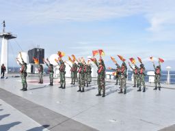 Satgas Lattek WJY/XXII Sukses Latihan Peran di Lautan Luas