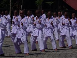 Resmikan Dojo Karate dan Kenaikan Sabuk Karate Siswa Dikmata 
