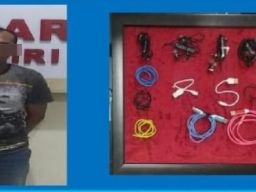 Terekam CCTV Terduga Pelaku Pelempar Narkoba ke Lapas Kelas II Kediri Diamankan 