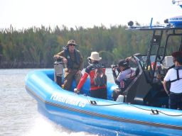 Monitoring Kawasan Nusakambangan, Menteri Hukum dan HAM Kunjungi Kampung Laut