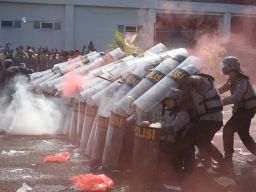 Simulasi Pengamanan Kota Songsong Pilkada Serentak 2024