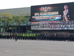Kunker Presiden, Danrem Bhaskara Jaya Pimpin Apel Gelar Pasukan Pam VVIP 