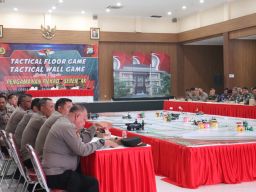 Tactical Floor Game dan Tactical Wall Game Pengamanan Pilkada Serentak 2024