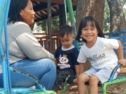 Banyak Pengunjung Terkecoh di Taman Rusa Comal Pemalang