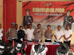 Tiga Terduga Spesialis Curanmor Diciduk Polisi 