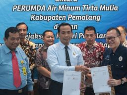 Perumda Tirta Mulia Tekan Kerja Sama Dengan Kejaksaan Negeri Pemalang Di Bidang Hukum 