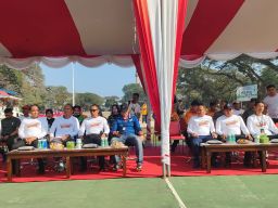 Turnament Smash Heppii 76 Bola Volly Dandim Cup 2024 Resmi Dibuka 